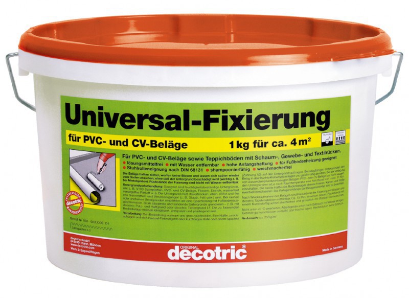 decotric Fixierung für Teppich und PVC 10 kg Haus & Garten decotric Fixierung für Teppich und PVC 10 kg Haus & Garten